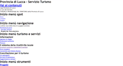 Desktop Screenshot of lucca.toscanaeturismo.net